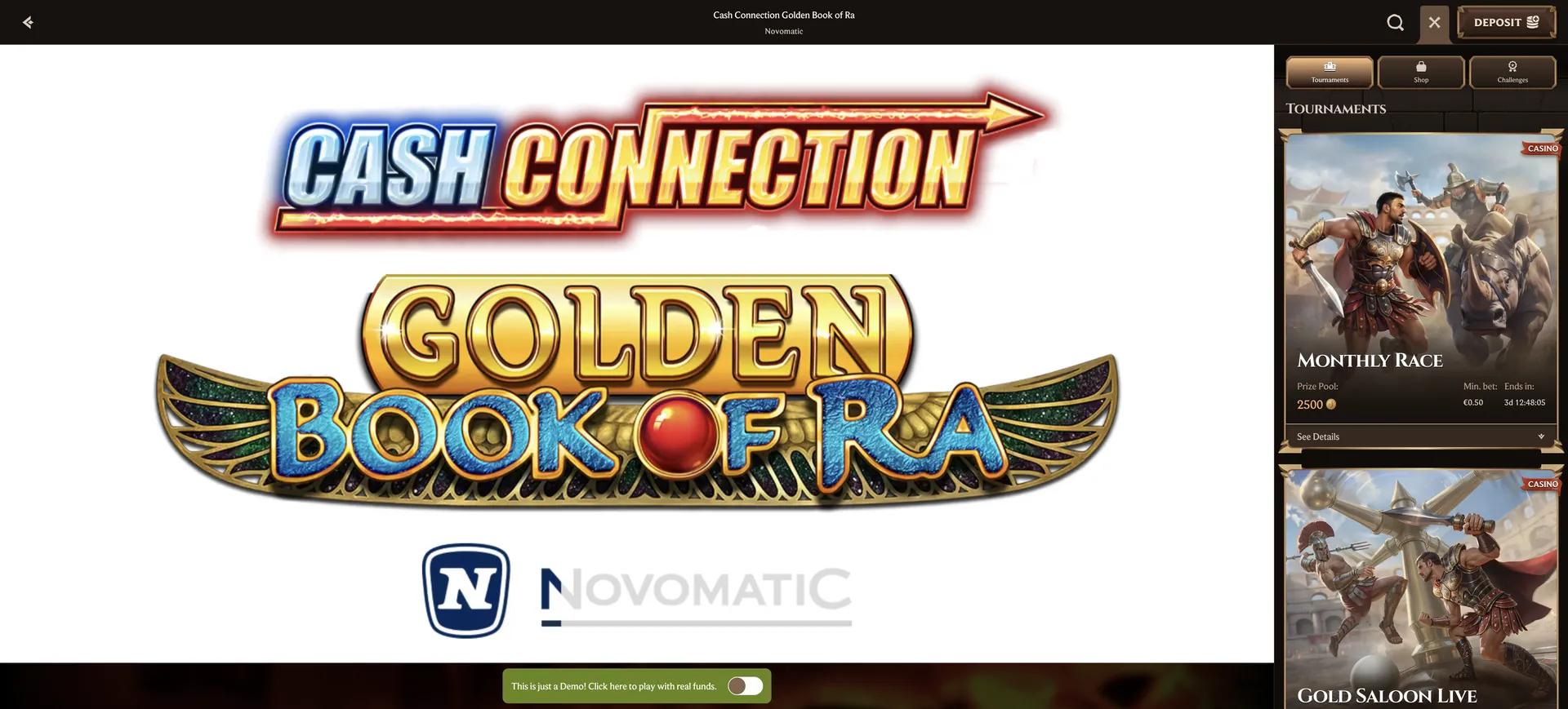 Lanista Casino App: 1 De Cash Connection Golden Book Of Ra V1