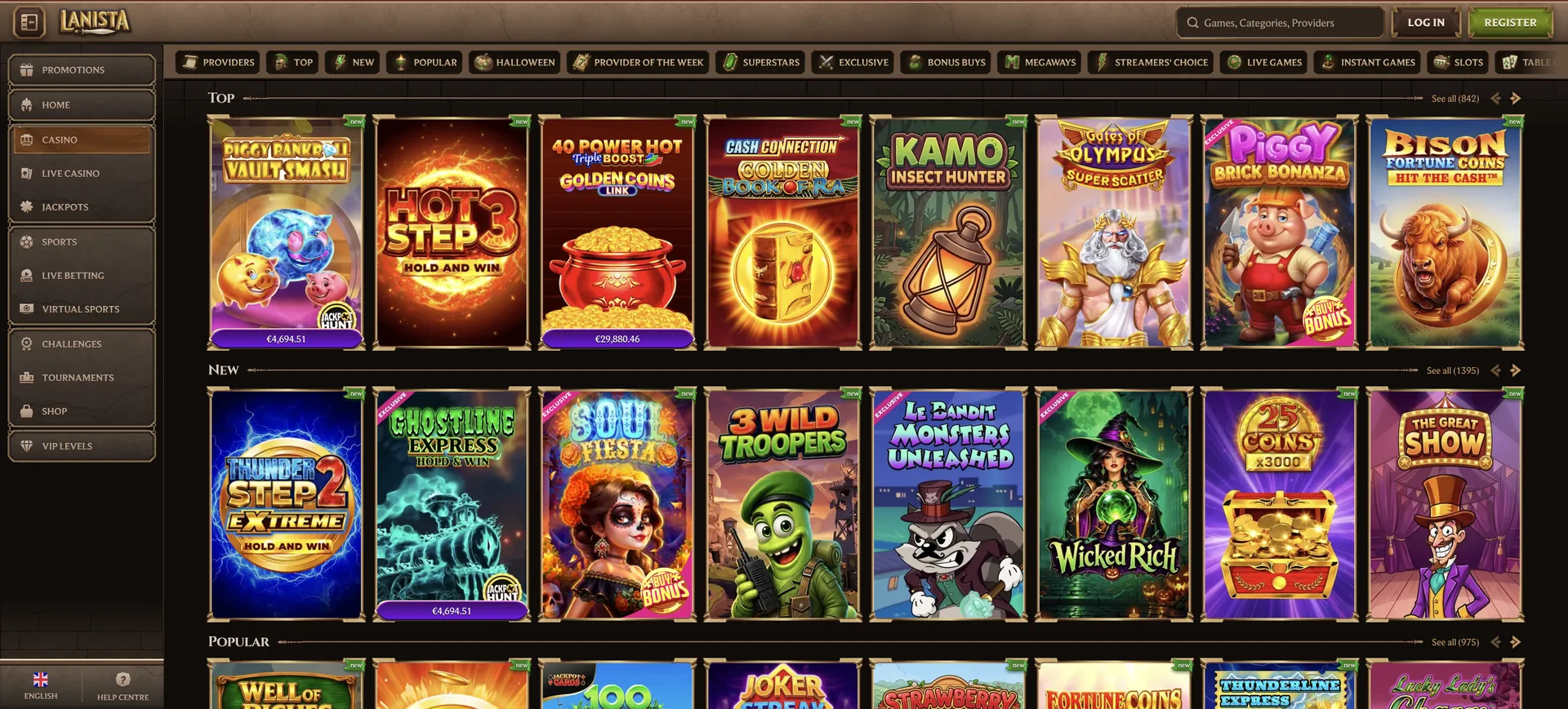 Lanista Casino Bonus ohne Einzahlung: 1 De Casino
