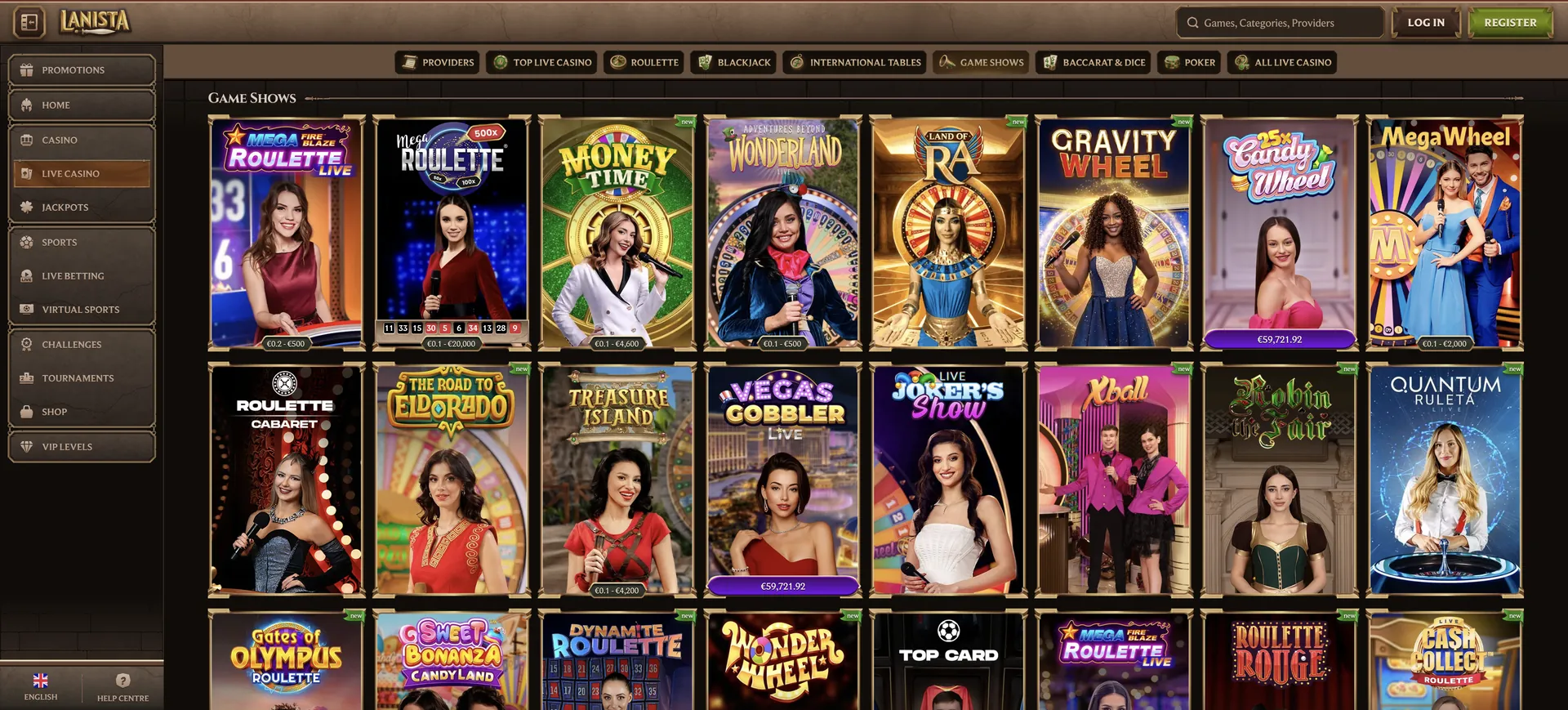 Lanista Casino Erfahrungen: 1 De Game Shows