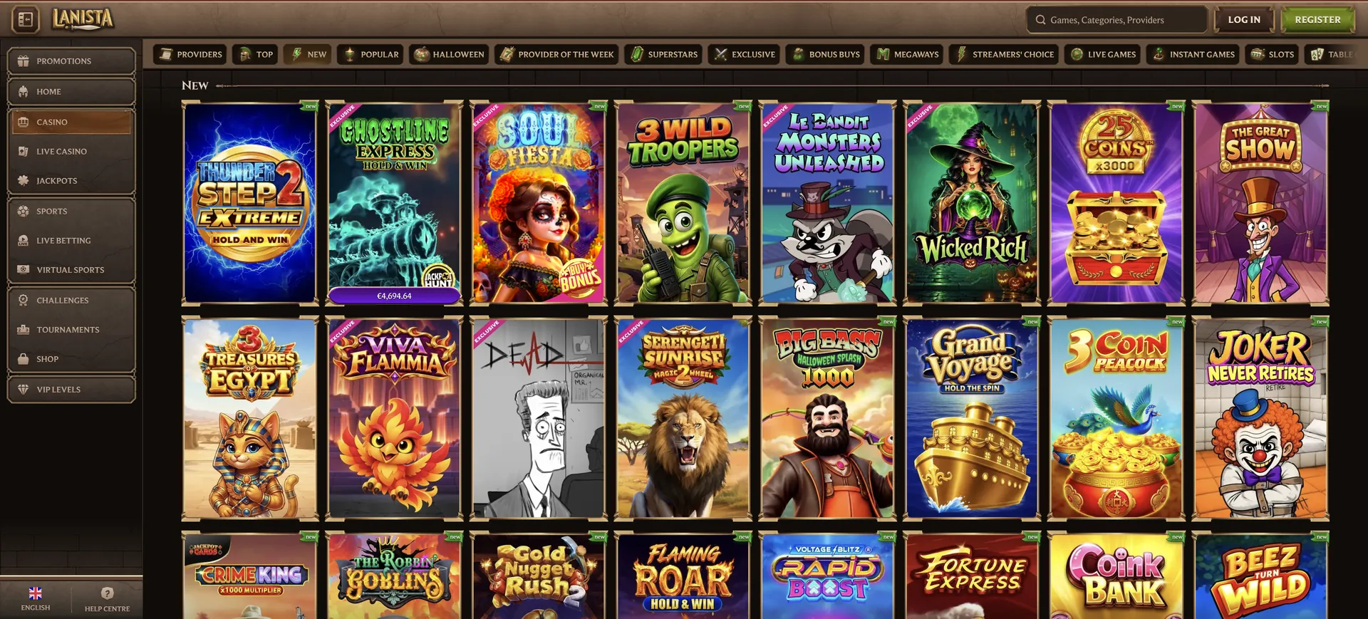 Lanista Casino App: 1 De New