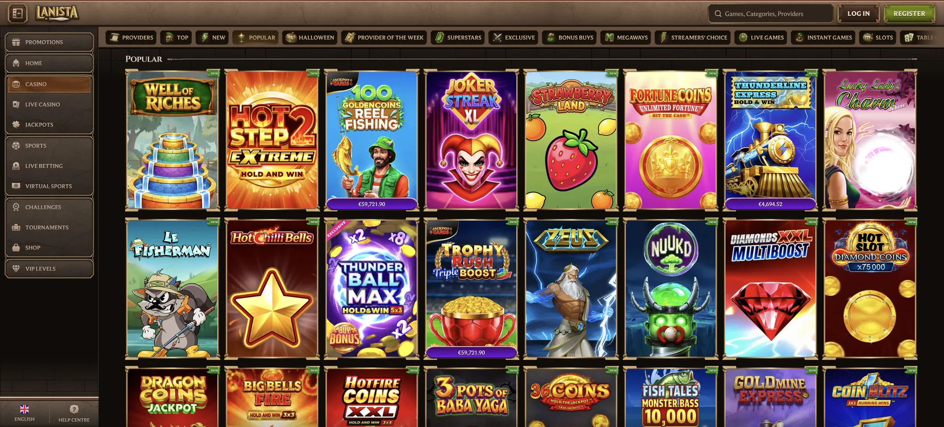 Lanista Casino Auszahlung: 1 De Popular