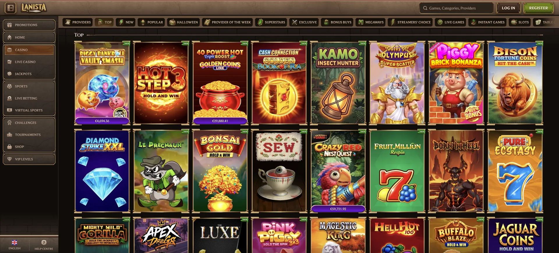 Lanista Casino Auszahlung: 1 De Top